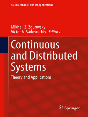 cover image of Continuous and Distributed Systems